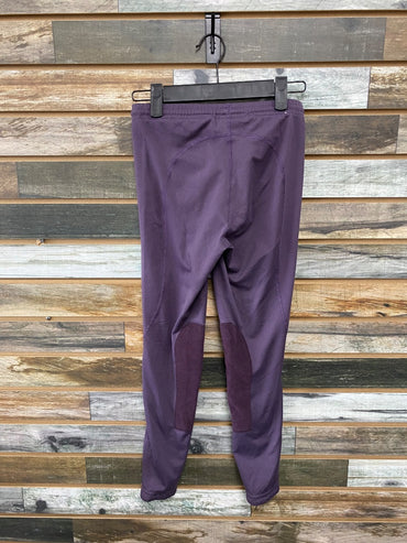 USED Kerrits Youth English Riding Tights Large Purple