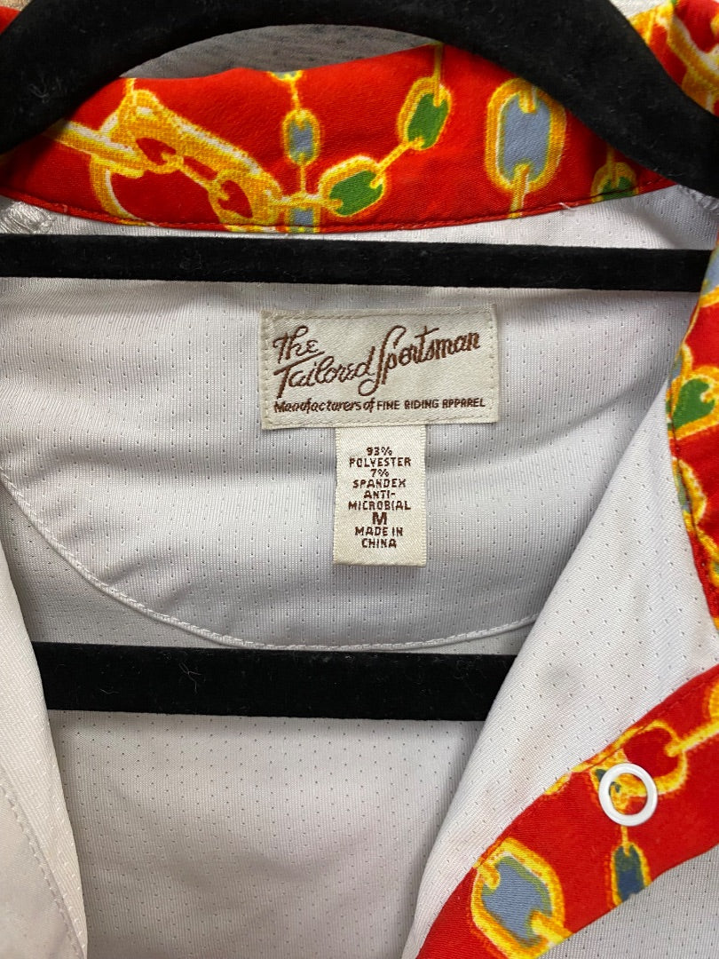 USED Tailored Sportsman Ladies English Show Shirt Medium White