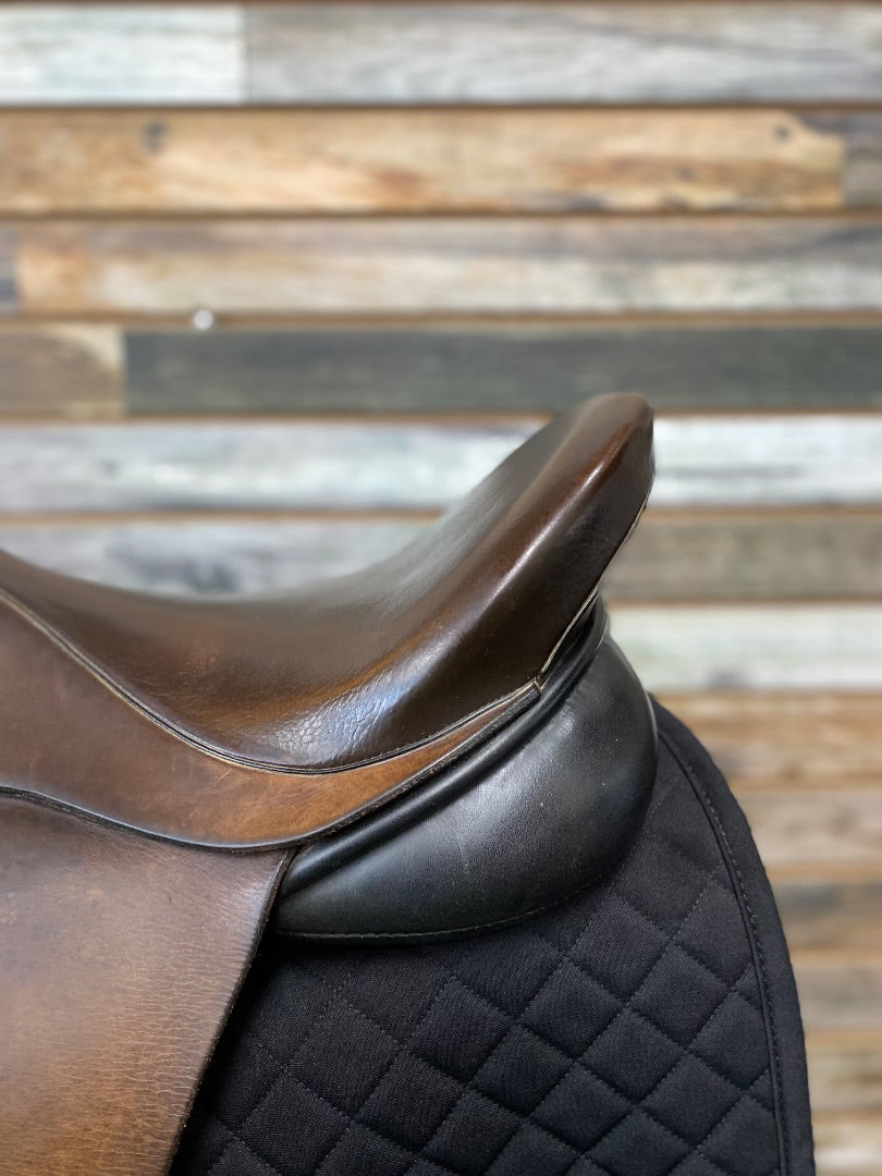 USED Black Country Springtree Dressage Saddle 17" 17" Brown
