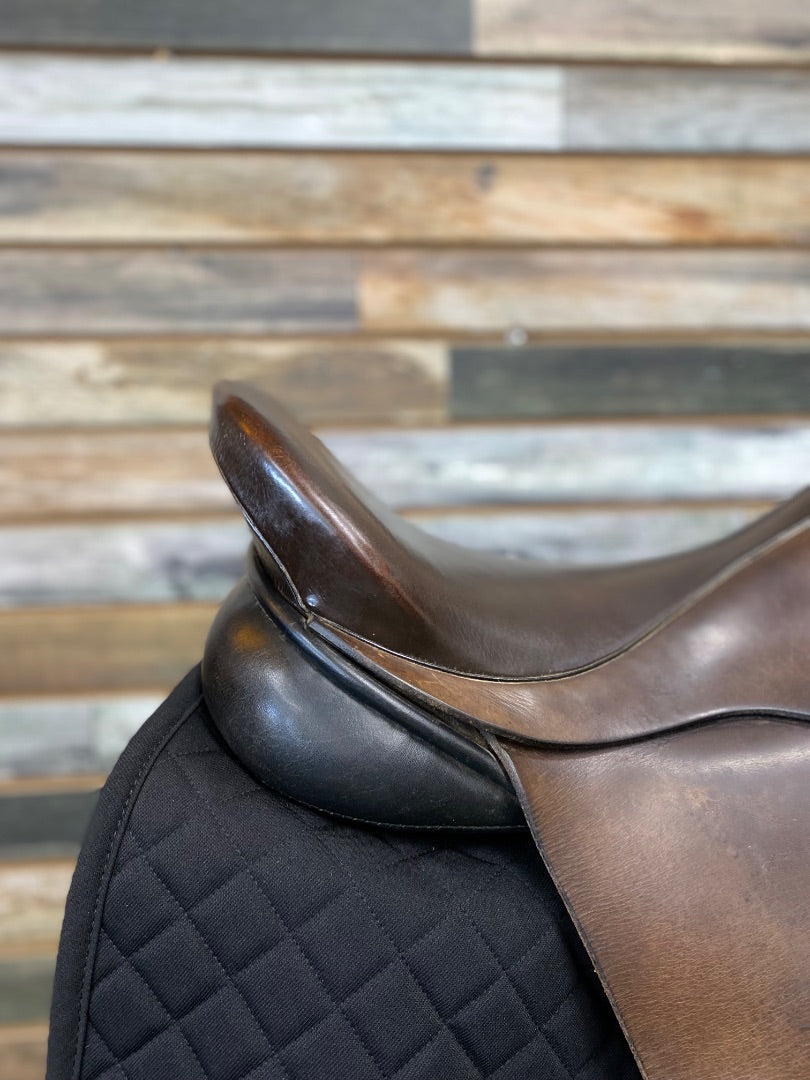 USED Black Country Springtree Dressage Saddle 17" 17" Brown