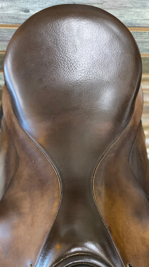 USED Black Country Springtree Dressage Saddle 17" 17" Brown