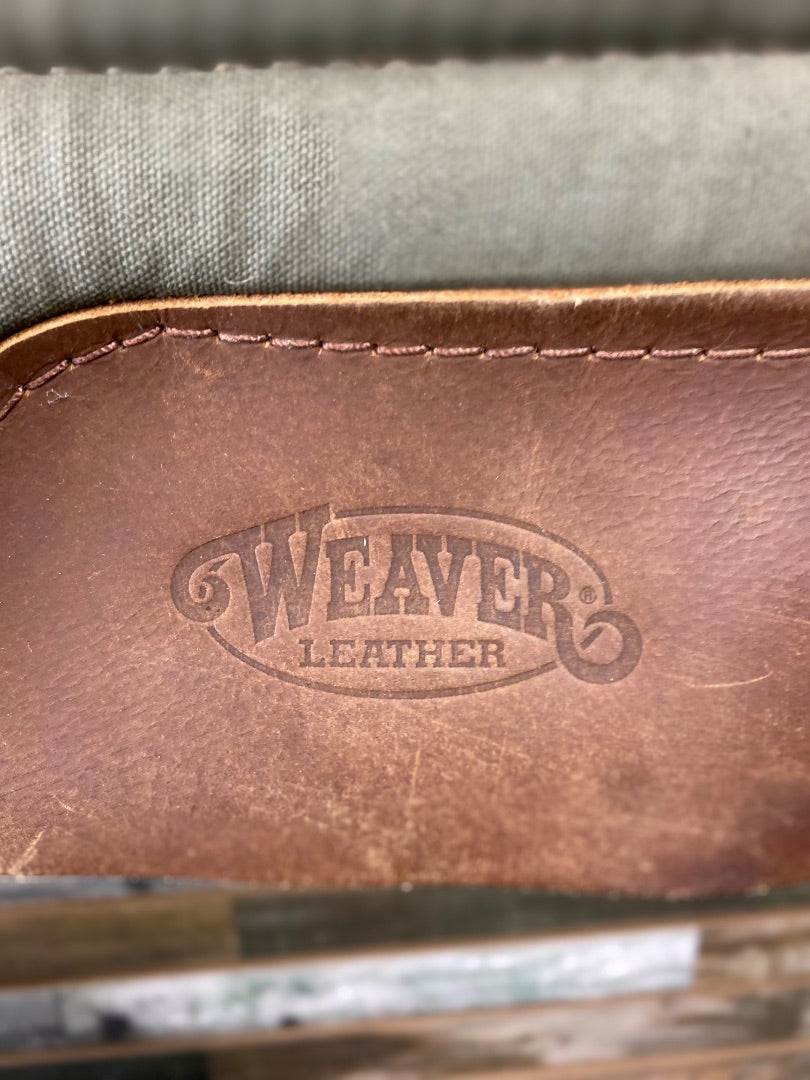 USED Weaver Western Saddle Pads 30 x 32 Green