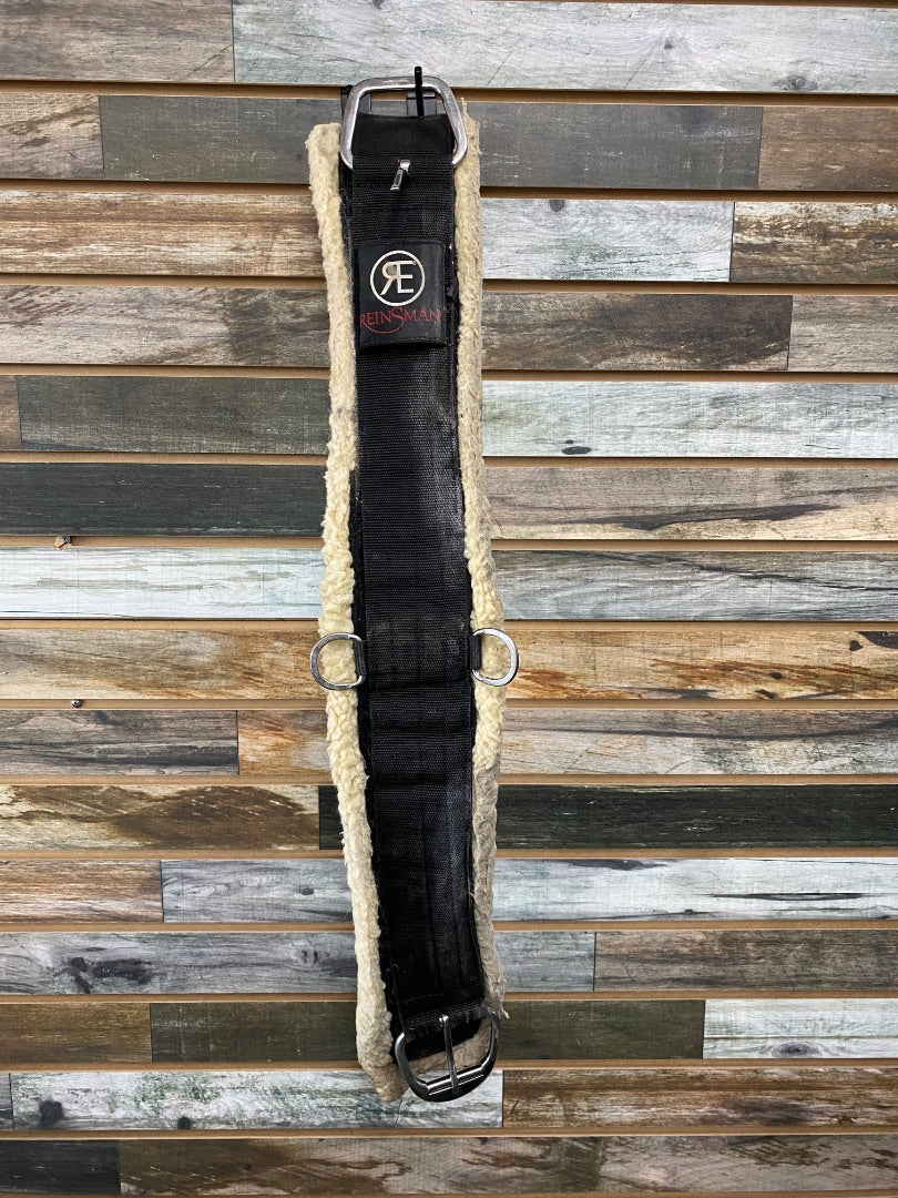 USED Reinsman Fleece Adjustable Velcro Cinch 32"