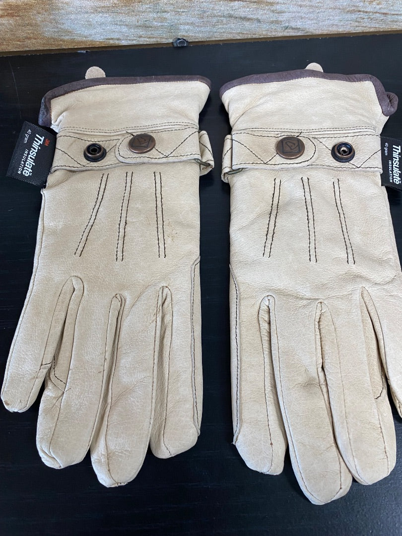 USED SSG Leather Riding Gloves 6 Tan