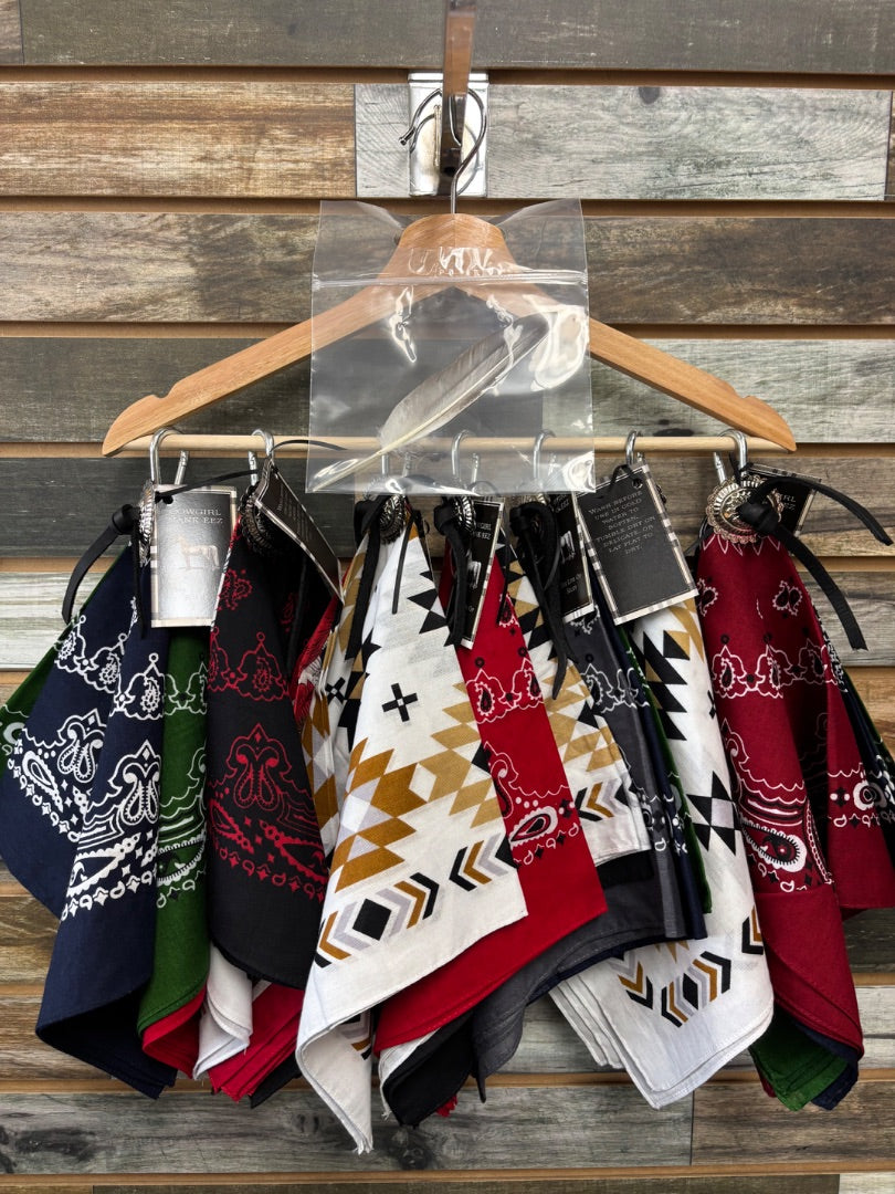 Cowgirl Hankeez Saddle Hankie Set – 3 Trail Ride Handkerchiefs