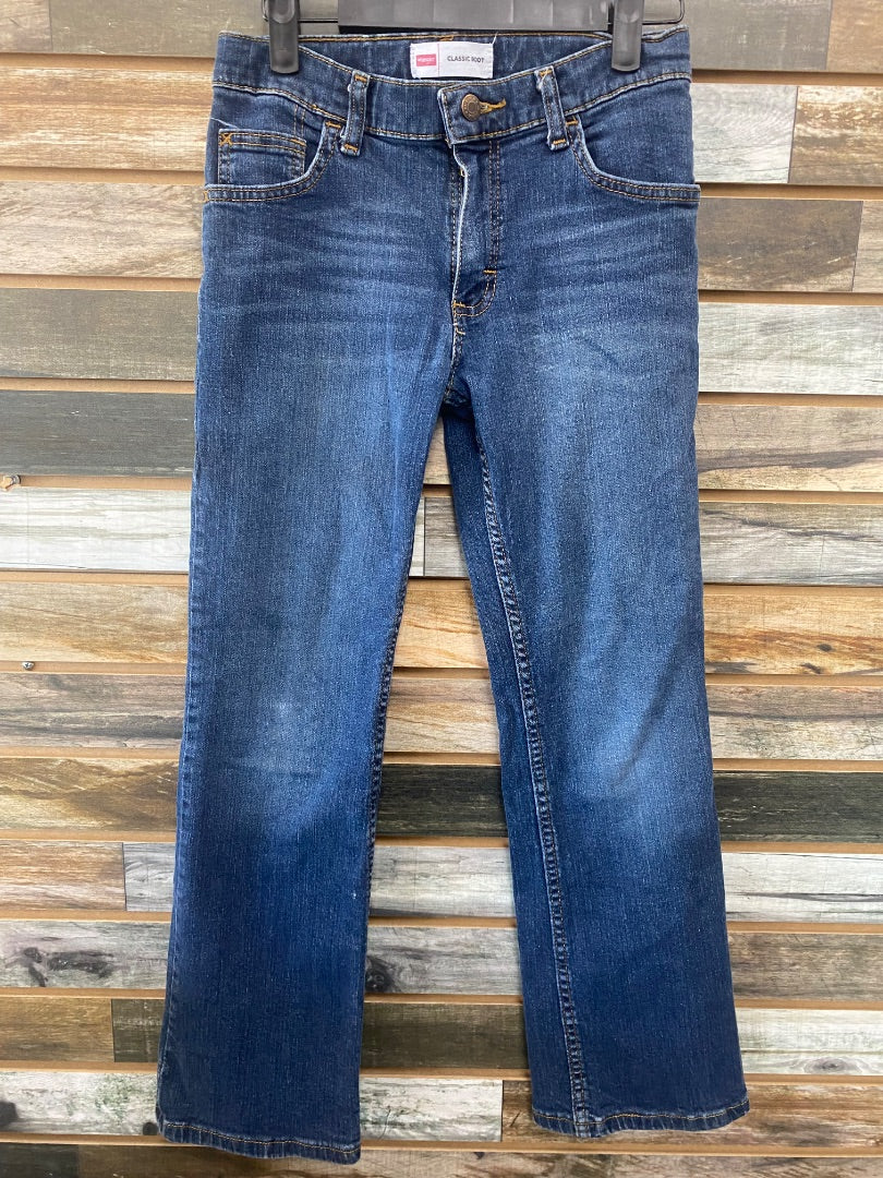 USED Wrangler Classic Straight Leg 8 Slim Blue