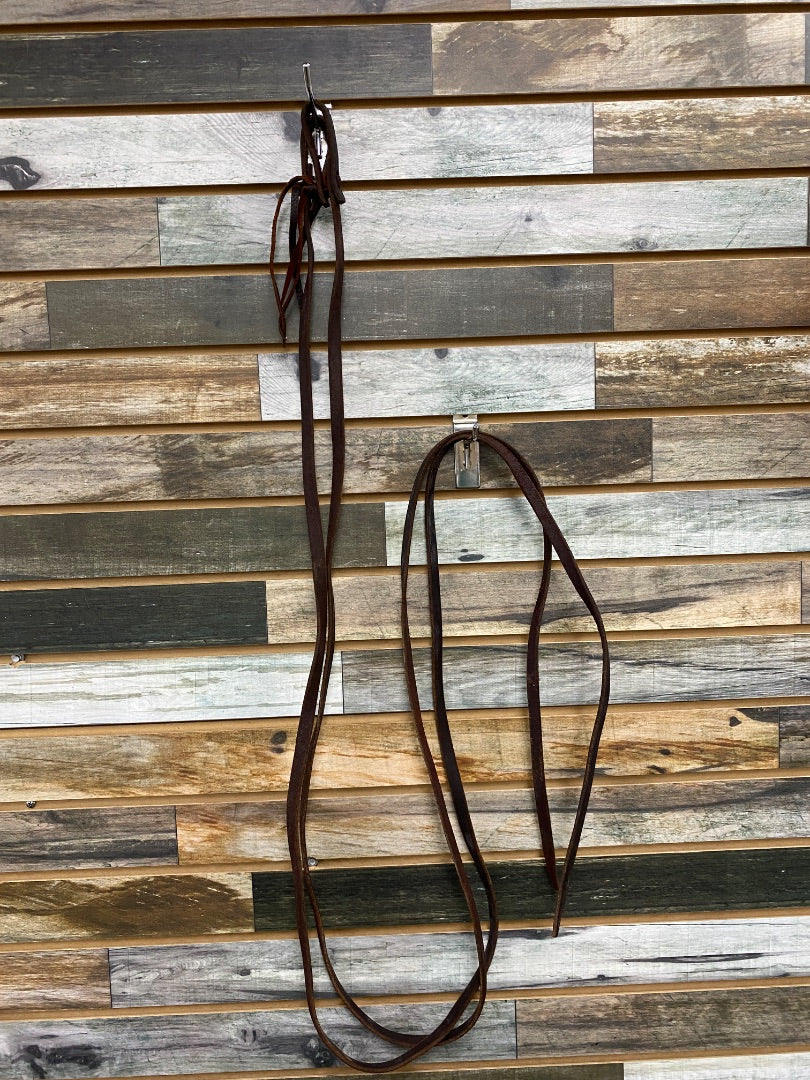 USED Western Split Reins Horse Dark Oil