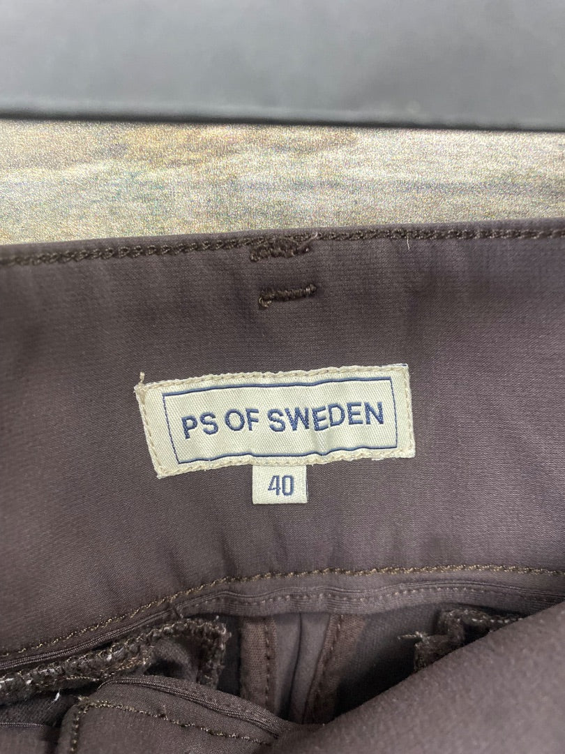 USED PS of Sweden Fullseat English Breeches 40 Brown
