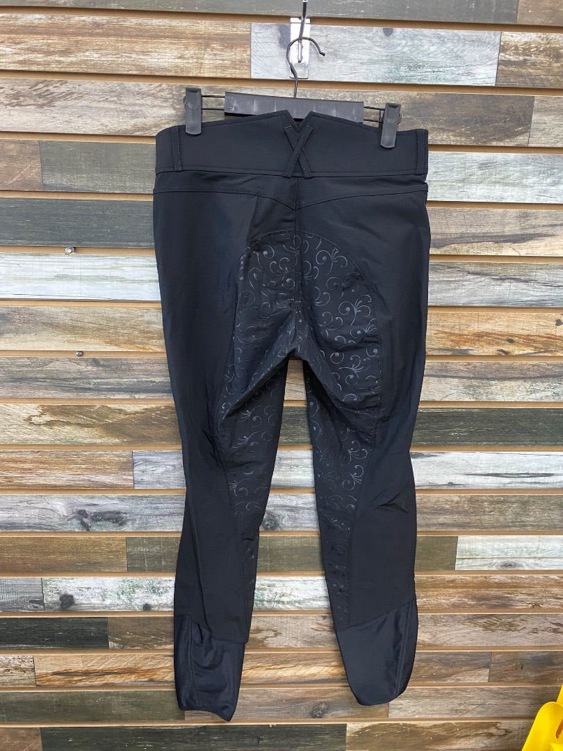 USED Horze Full Seat Breeches 26 Black