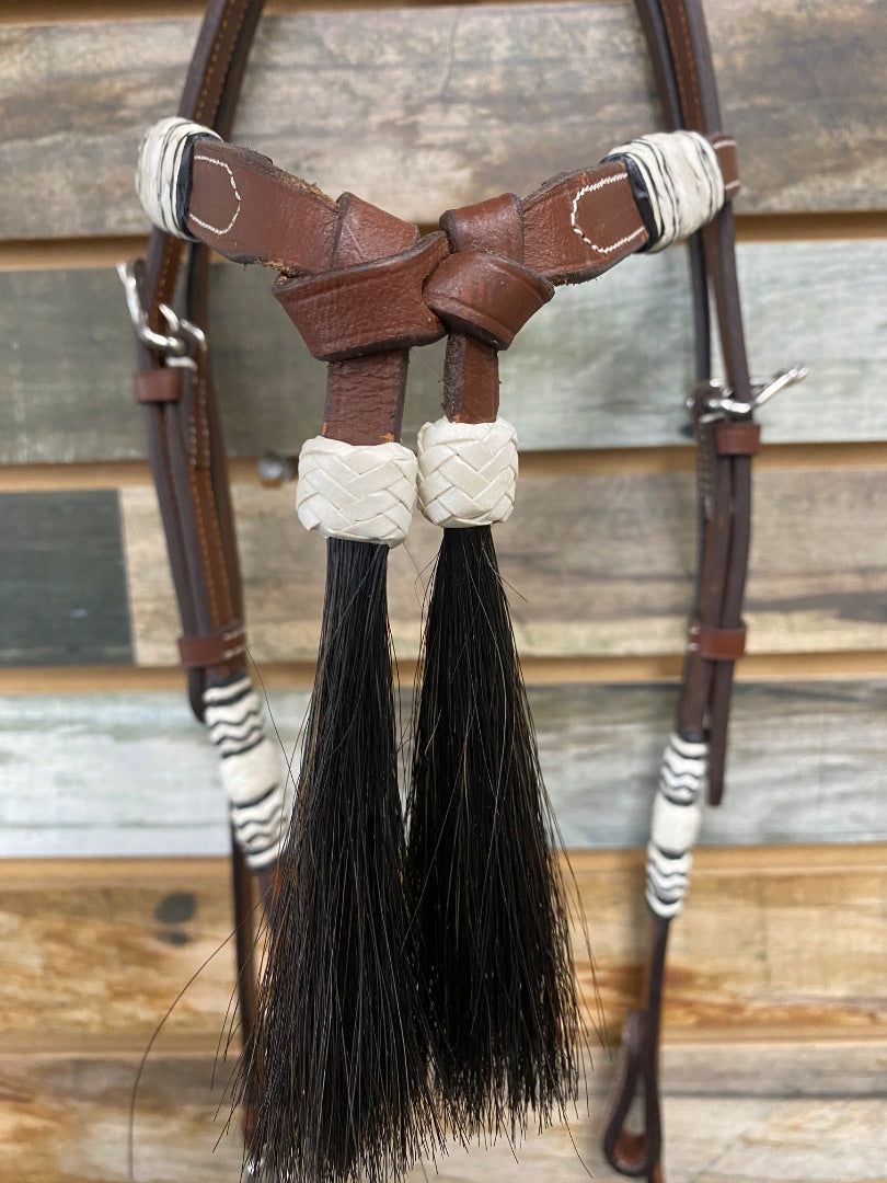 USED Western Headstalls Horse Medium Oil