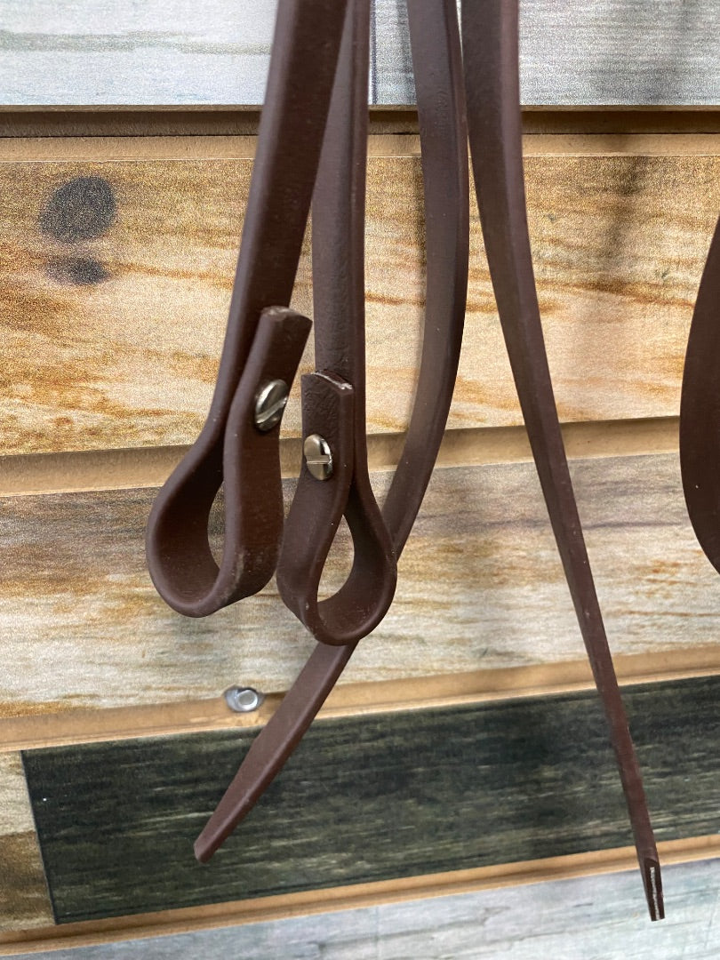 USED Biothane Split Reins Dark Brown