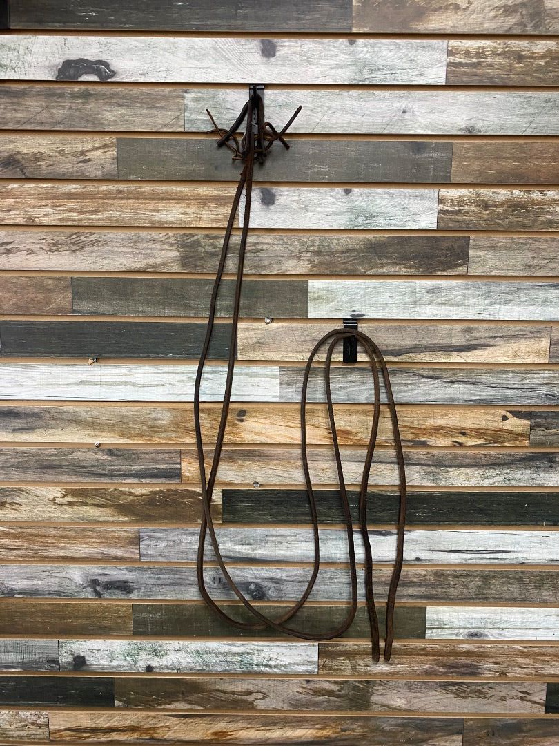 USED Western Weighted Split Reins Dark Oil