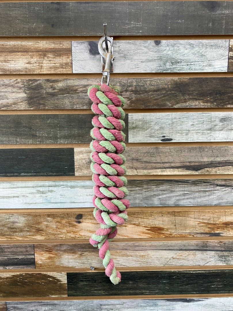 USED Lead Rope Pink/Mint Green