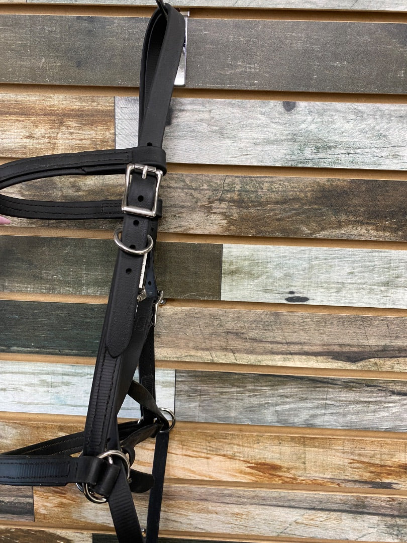 USED Biothane sidepull horse Black