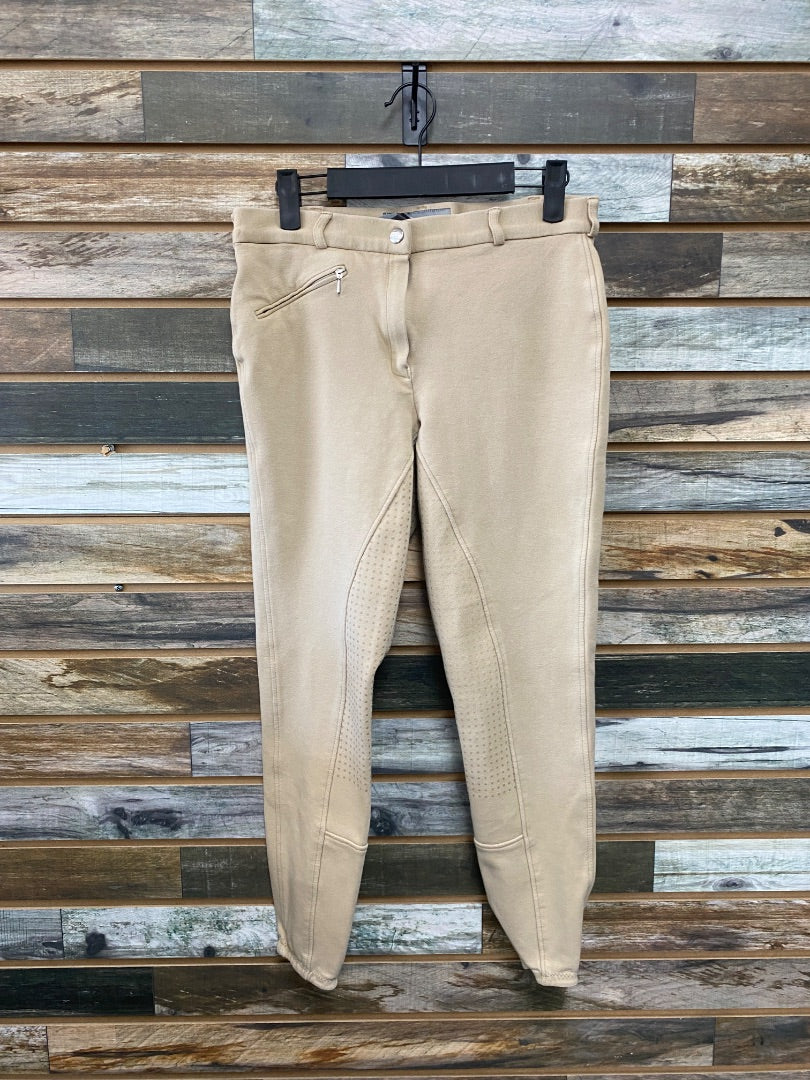 USED Horze Full Seat Breeches 26” Tan