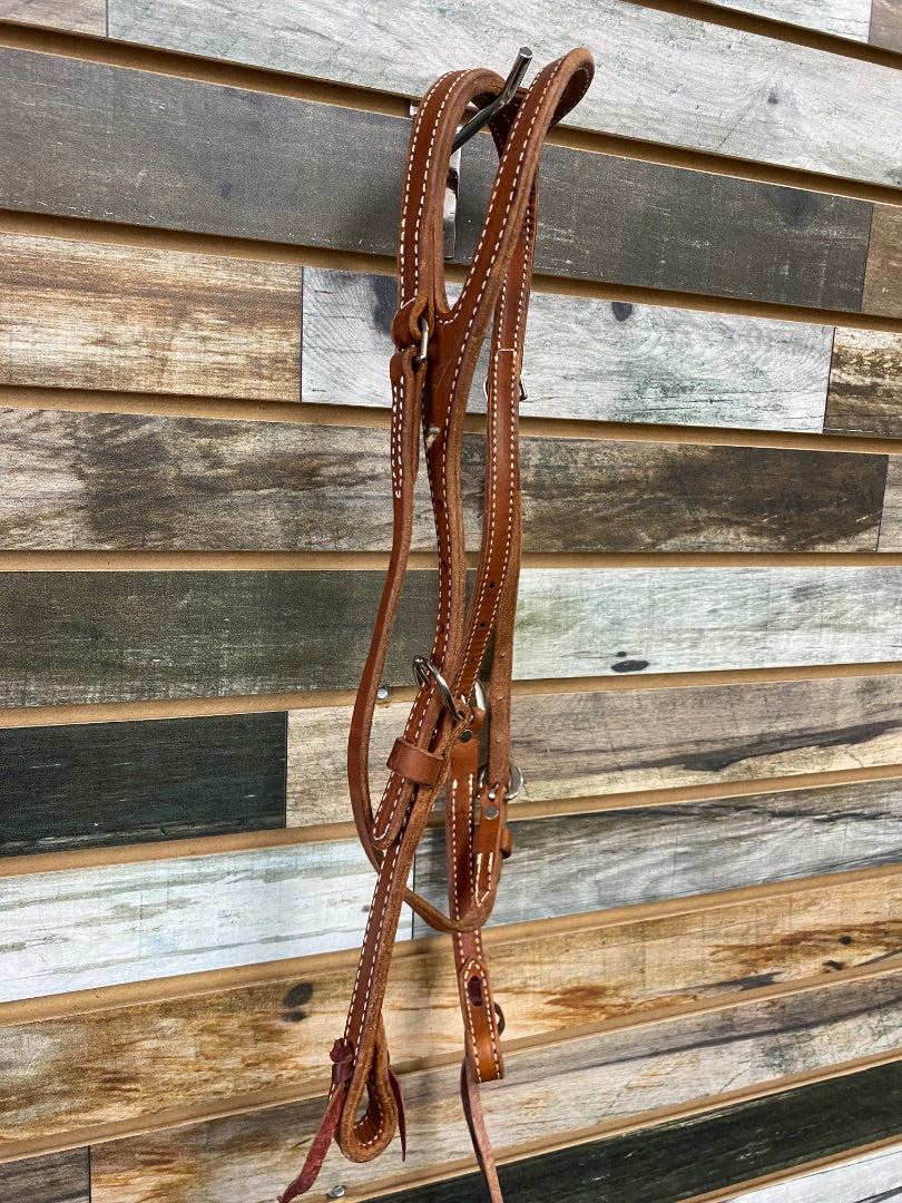 USED One Ear Western Headstall Horse Medium Oil
