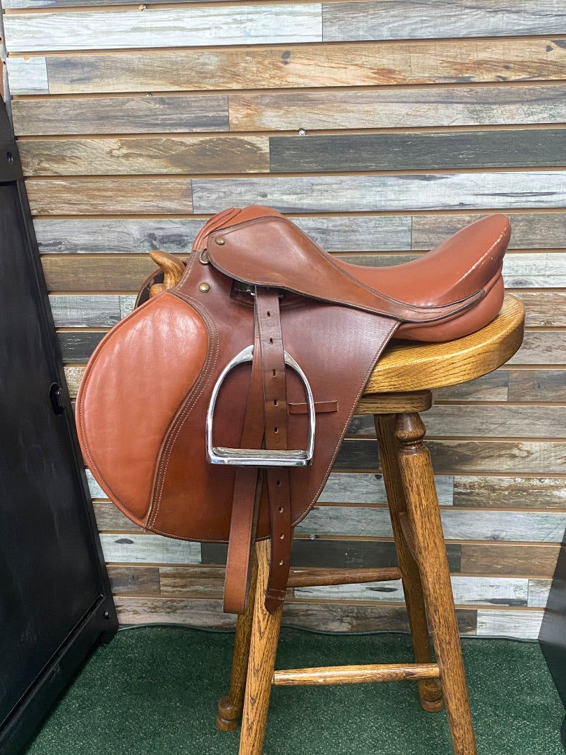 USED All Purpose Saddle 15 1/2" Chesnut