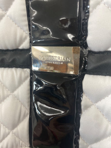 USED Equestrian Stockholm Dressage Pad Cob White
