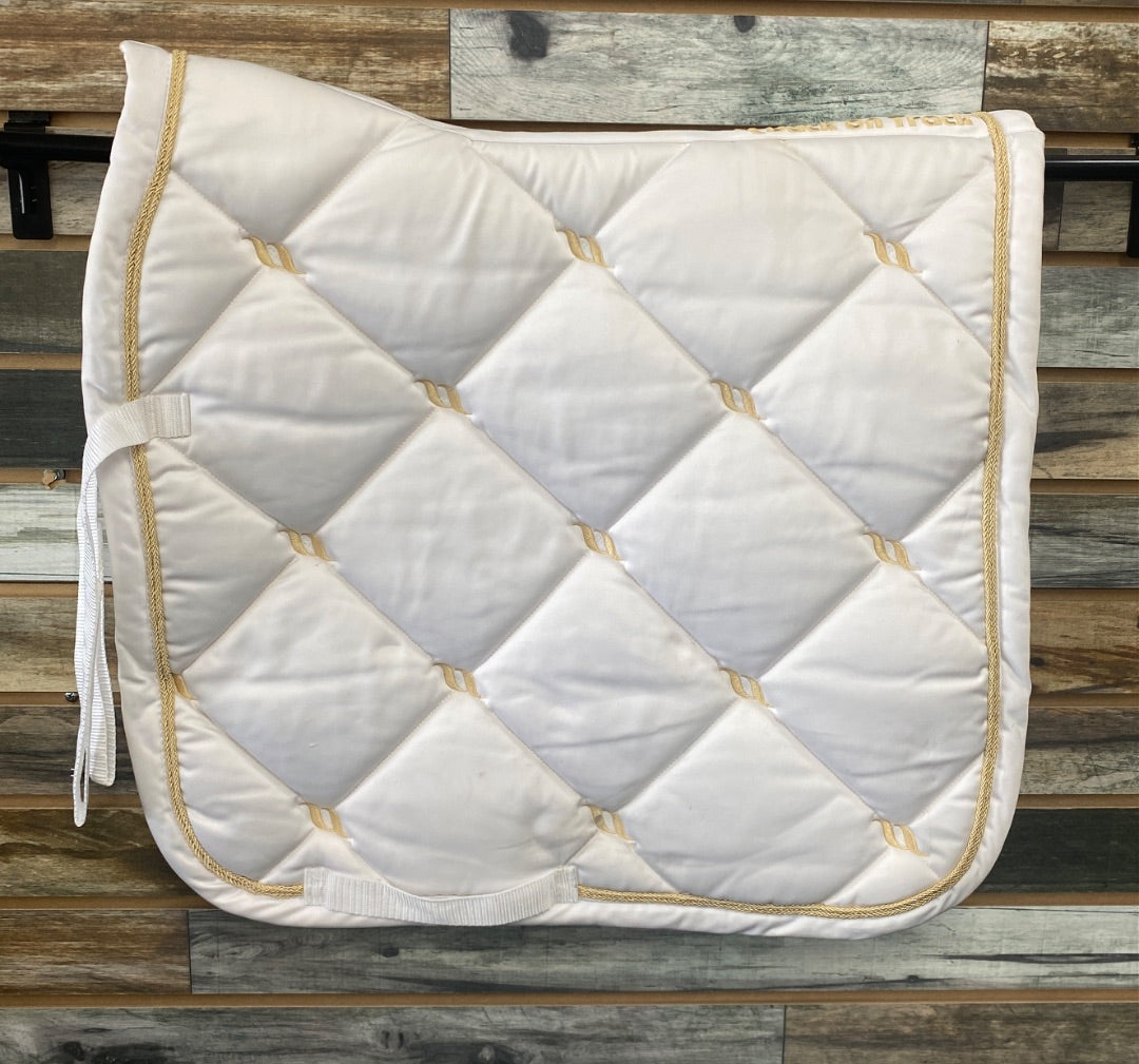 USED Back On Track Dressage Pad Cob White