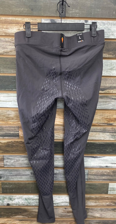 USED Kerrits Ladies Tights Large Peppercorn