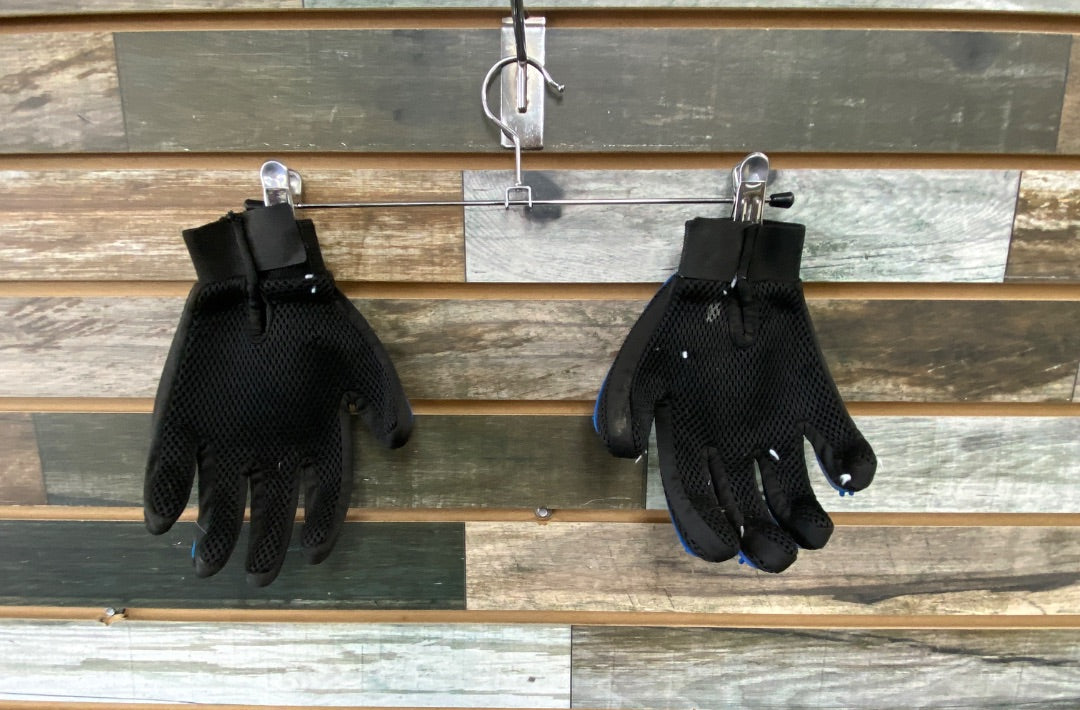 USED Grooming Gloves Average Blue/Black