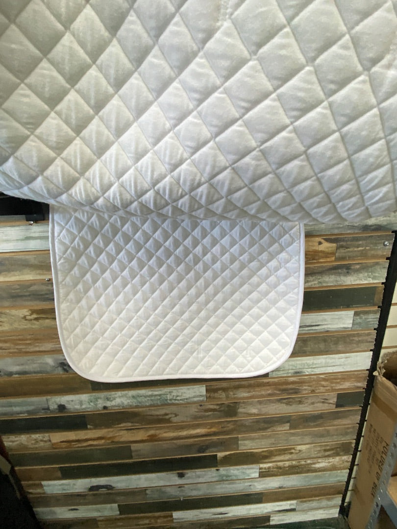 USED Gatsby NWT Gatsby White Dressage Pad Dressage White