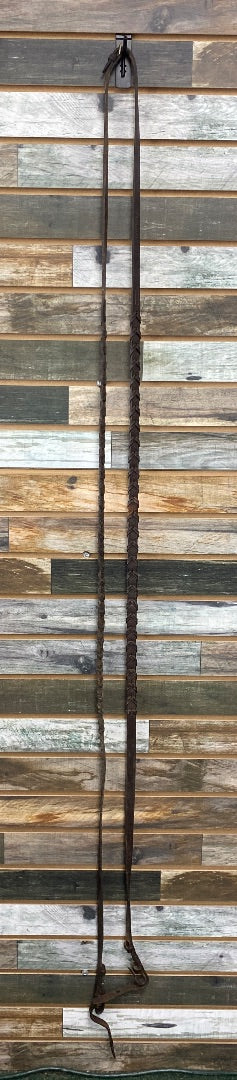 USED English Laced Leather Reins 68" Brown