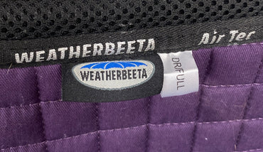 USED Weatherbeeta English Dressage Saddle Pad Full Purple
