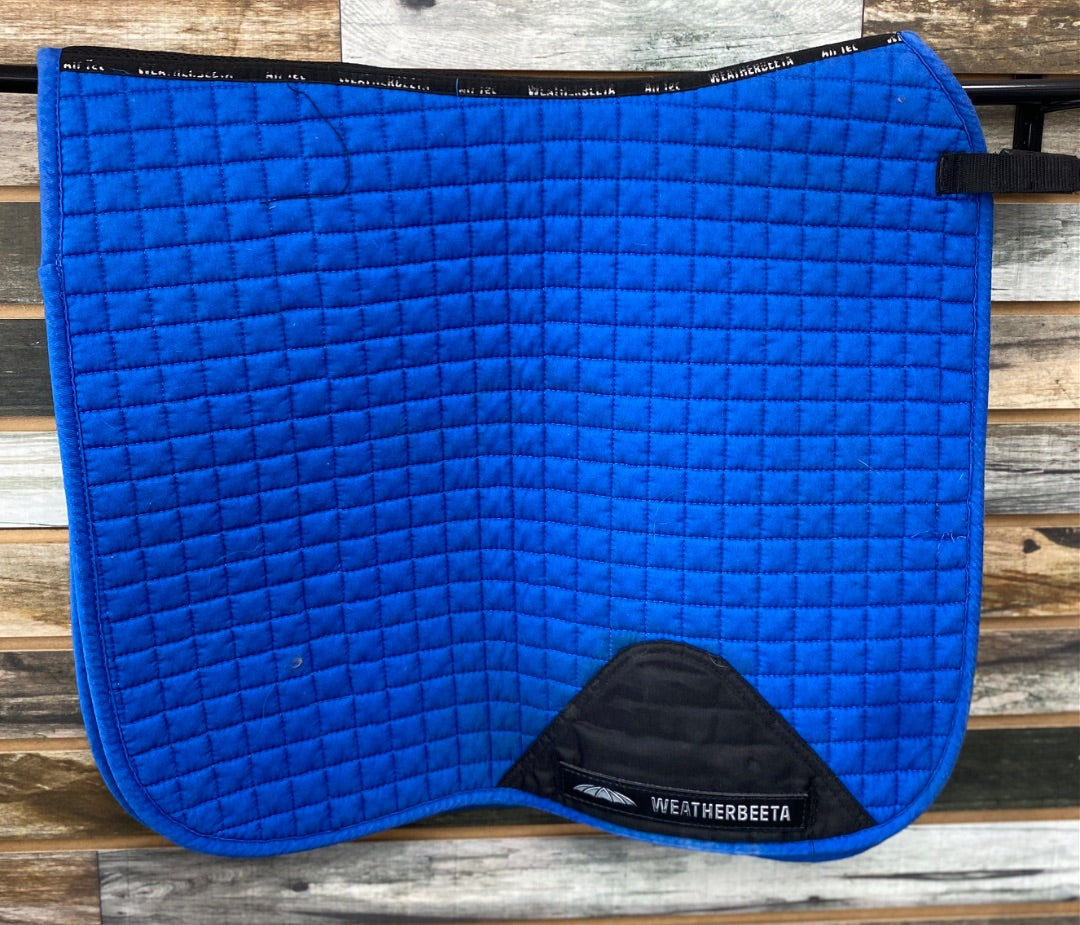 USED Weatherbeeta English  dressage pad Full Blue