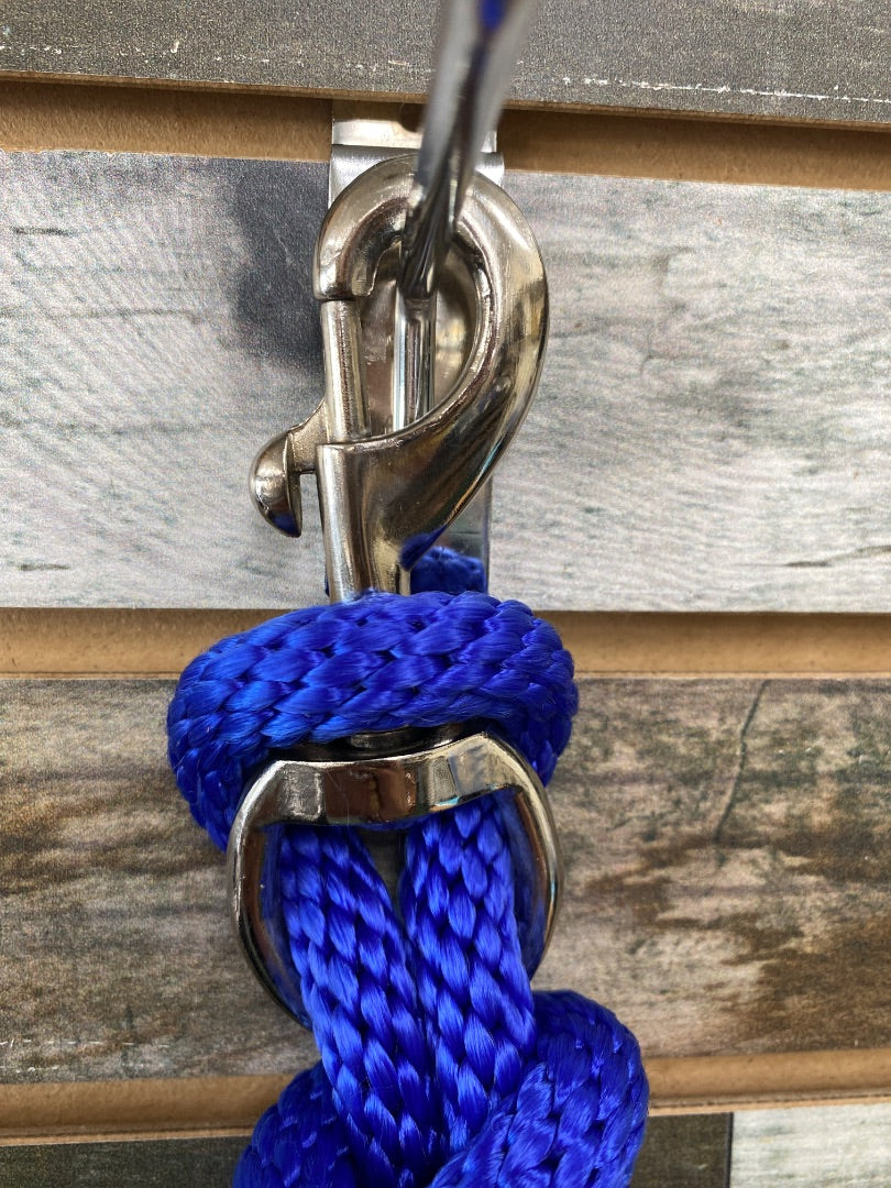 USED Blue Nylon Lead Rope Blue