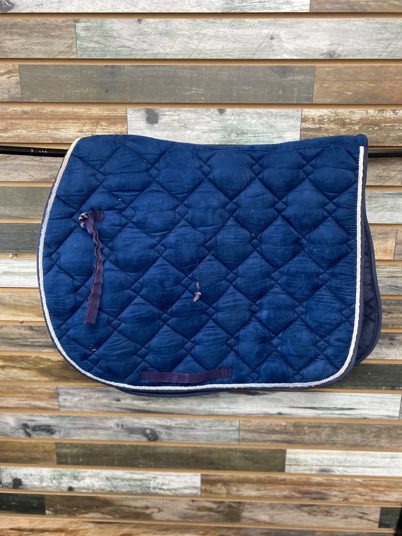 USED Equi-Prix Dressage Pad Full Navy Blue