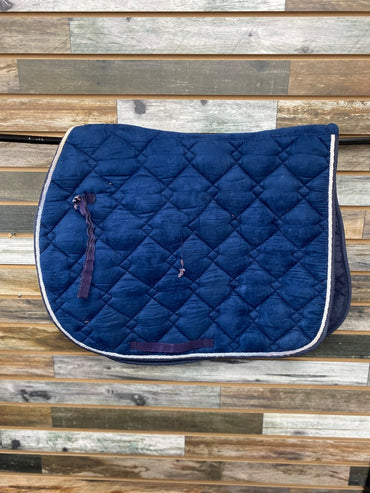 USED Equi-Prix Dressage Pad Full Navy Blue