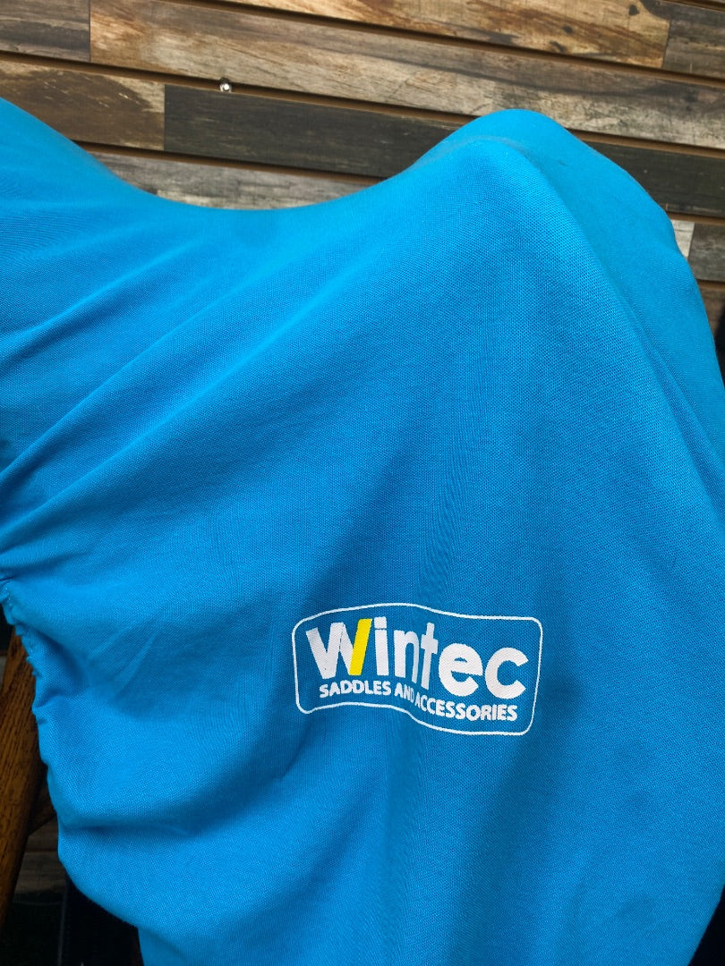 USED Wintec Australian Saddle 16" Black w/ Rosegold Stitching