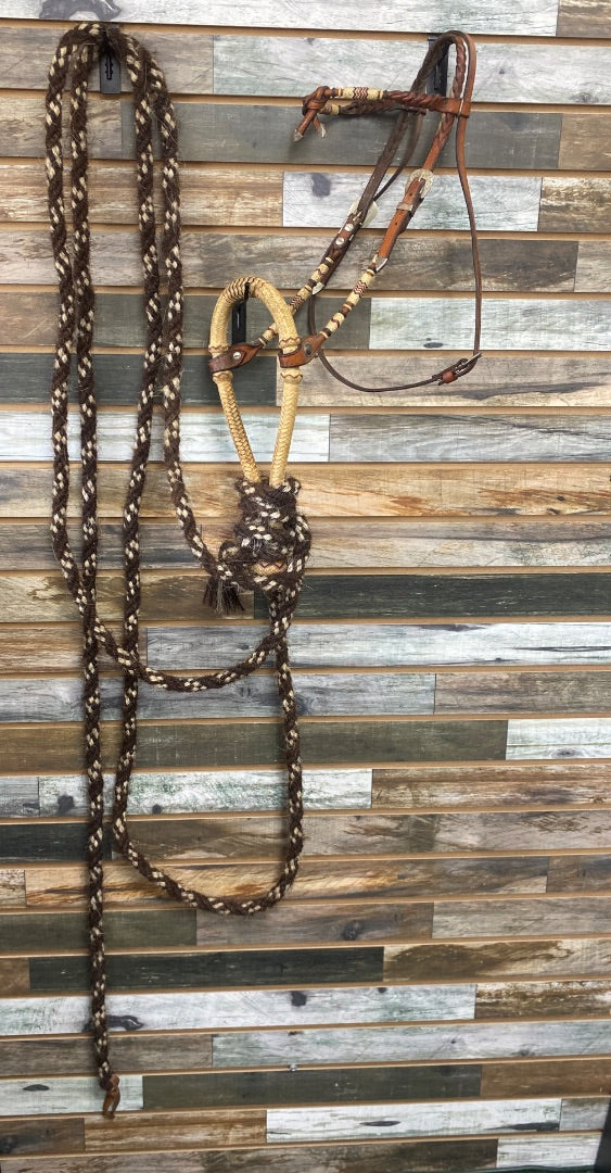 USED Bosal w/rawhide, dark oil Dark Oil