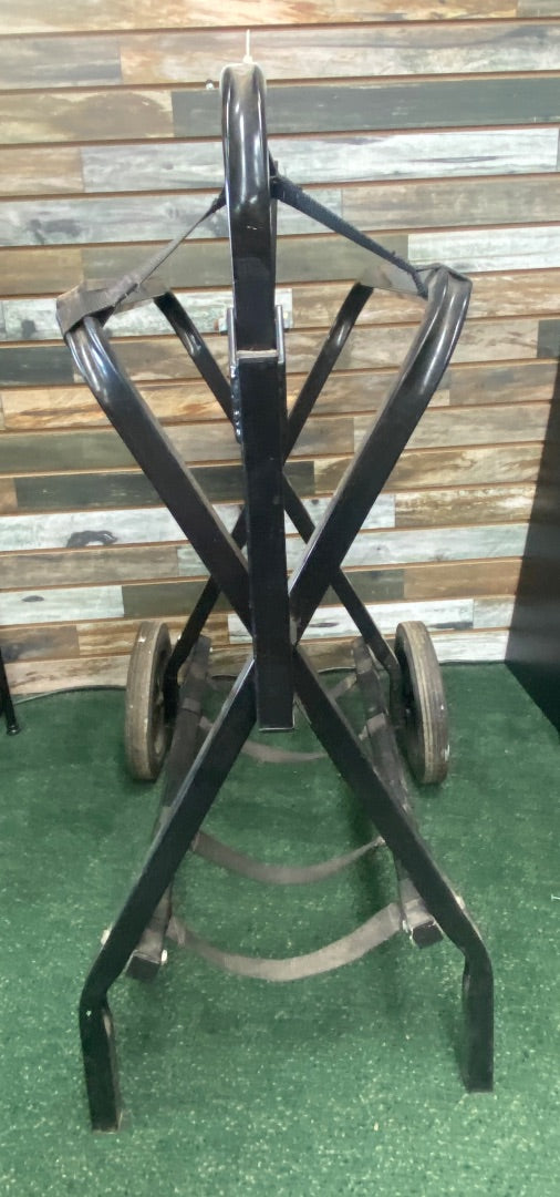 USED Rolling Saddle Stand black