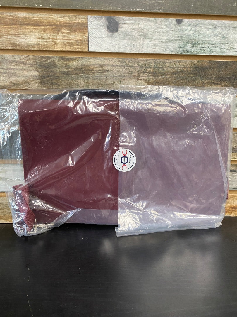 USED Ogilvy NWT Bandage Holder Maroon with White Piping