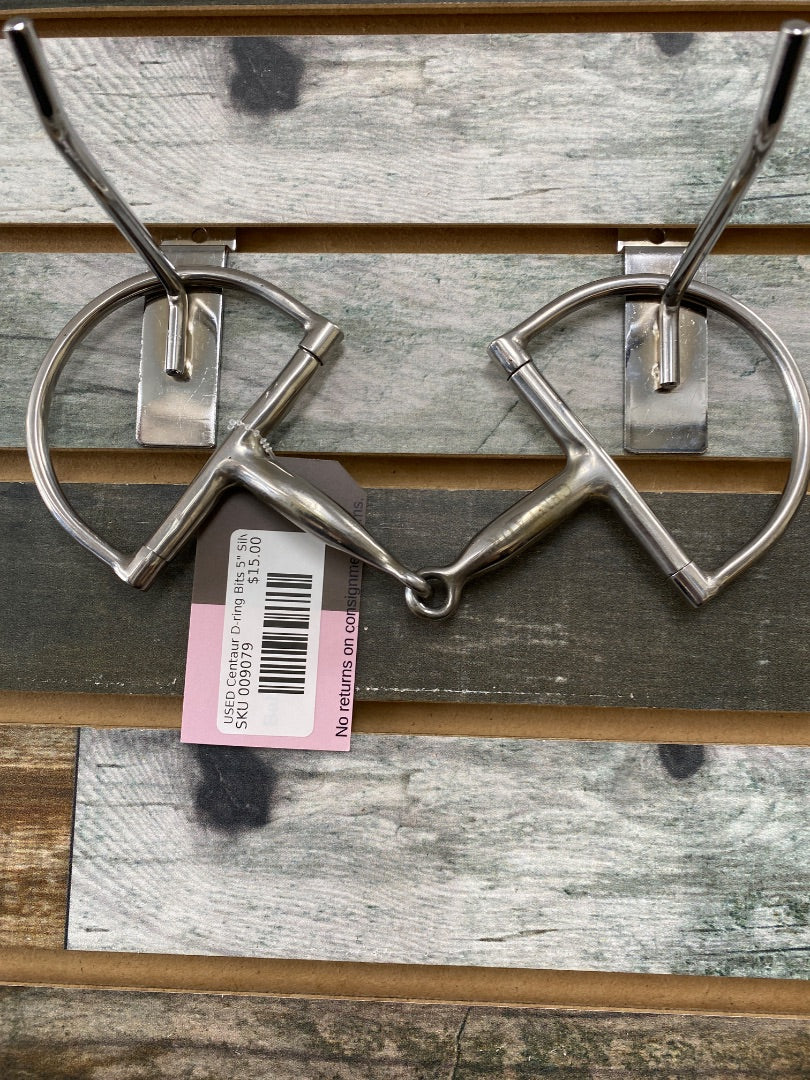 USED Centaur D-ring Bits 5" Silver