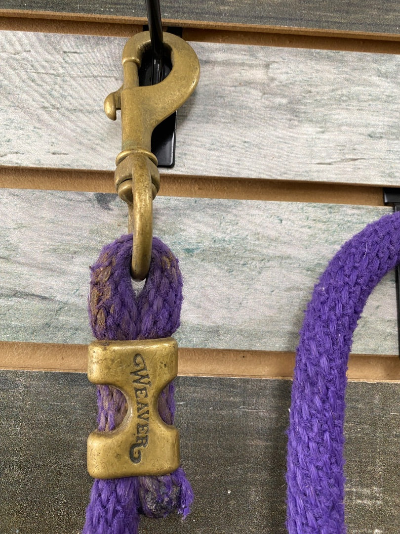 USED Weaver Nylon Lead Rope 10 ft. Purple