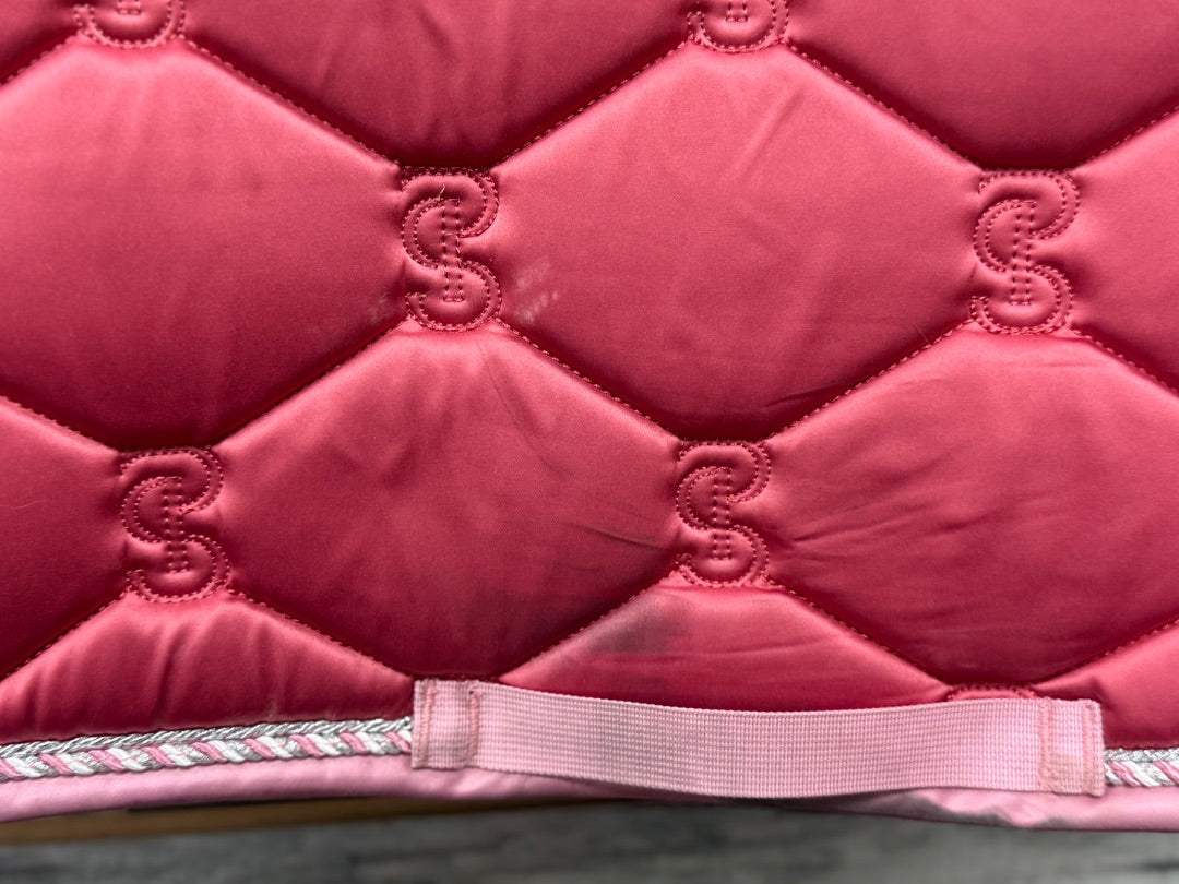 USED PS of Sweden Jump Saddle Pad in Berry Pink | HORSE, "Be bold, be brave, be you"