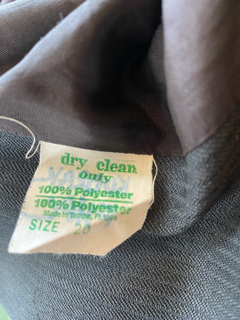 USED Ladies English Show Coat Unknown Black