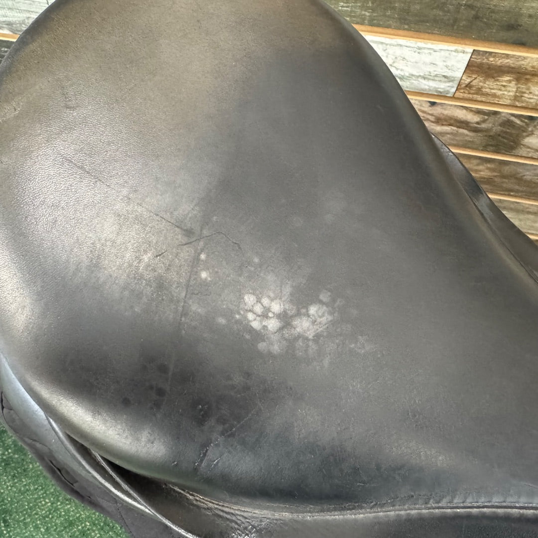USED G. Passier & Sohn Hannover GG Extra Dressage Saddle w/ Cover 18" Black