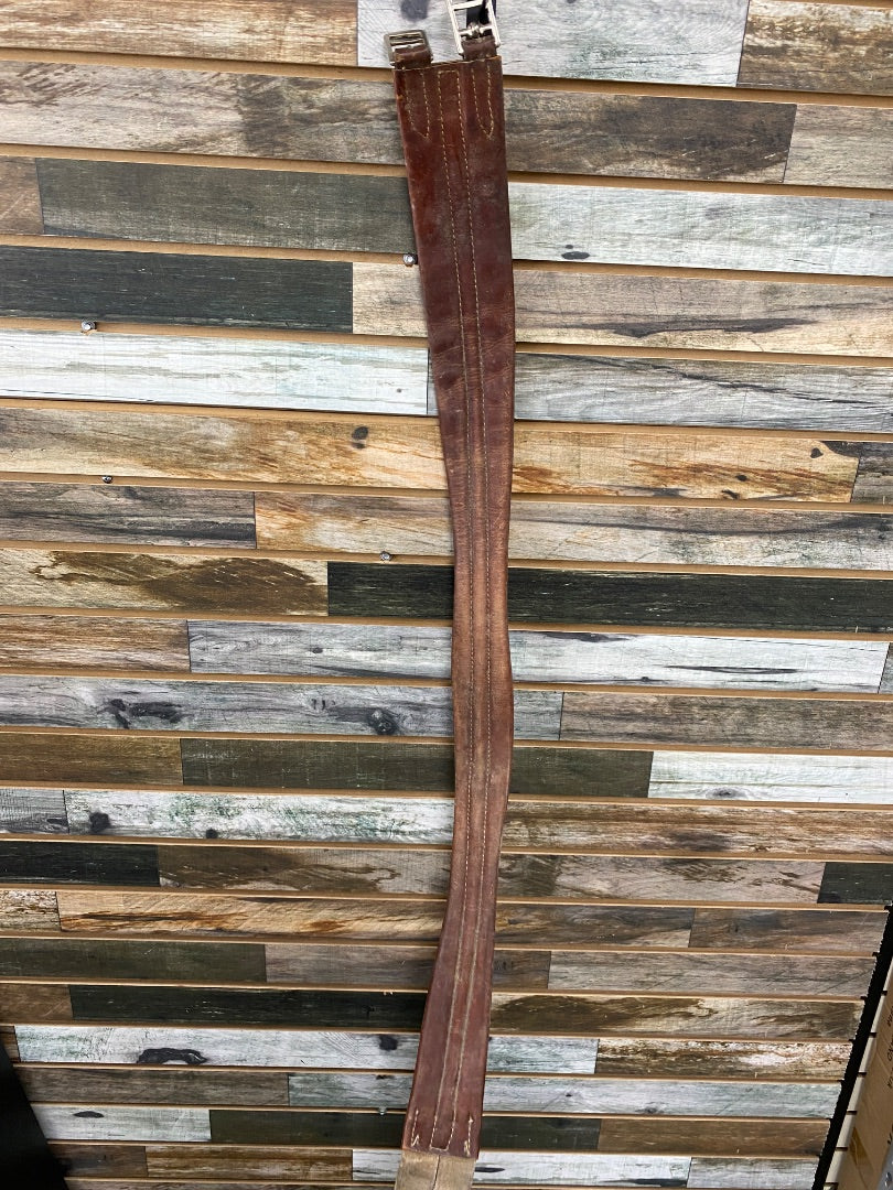 USED Leather Jump Girth 52" Medium Oil