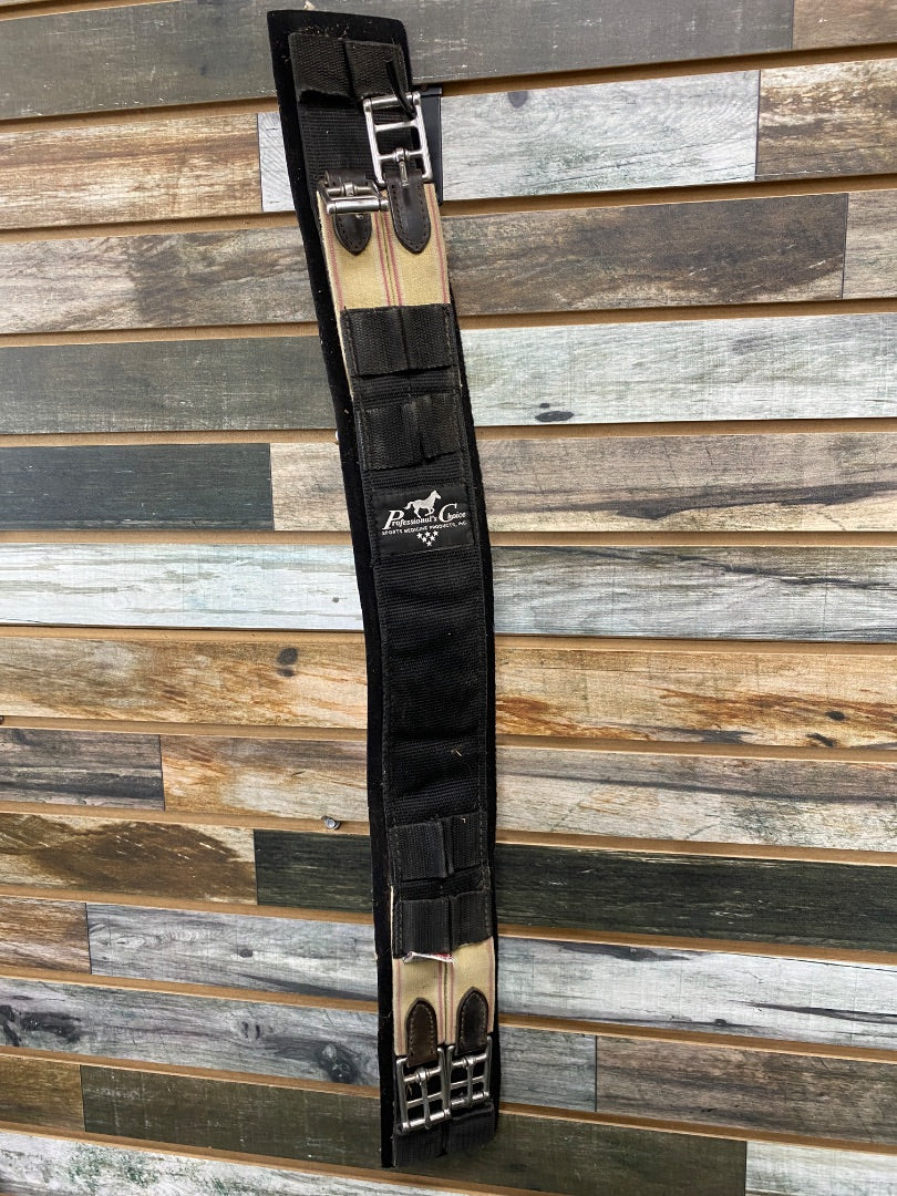 USED Professional's Choice Neoprene Dressage Girth 33" Black