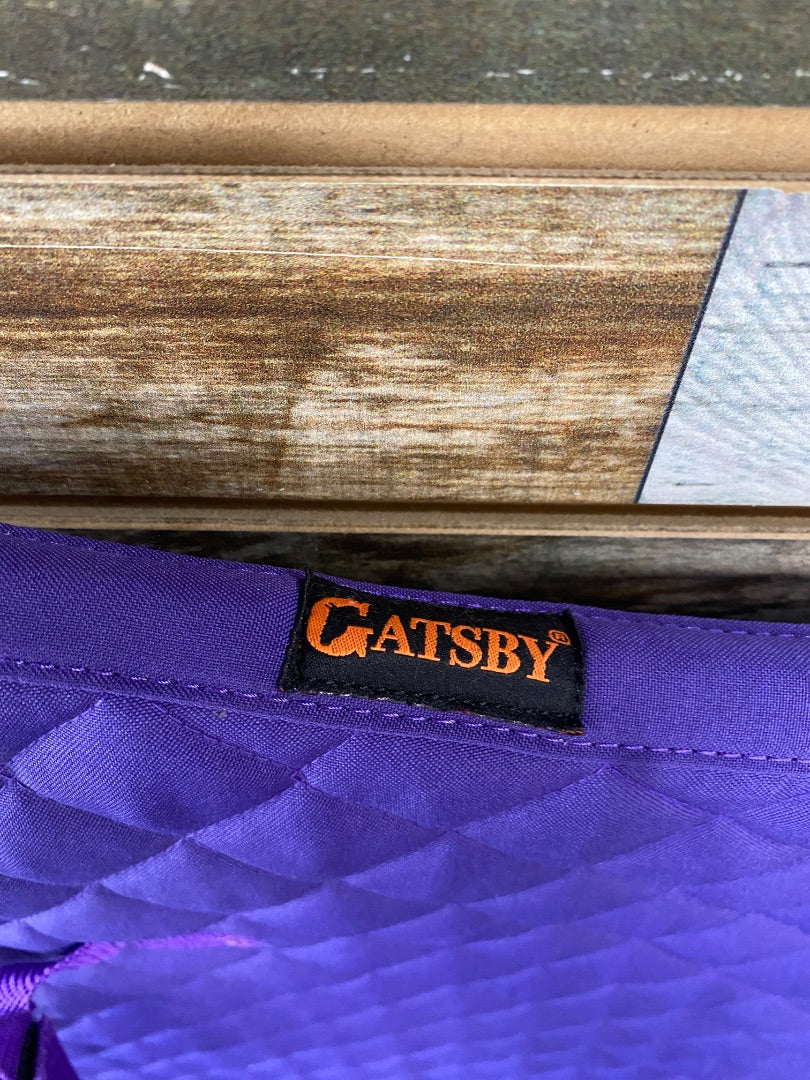 USED Gatsby English Saddle Pads Purple