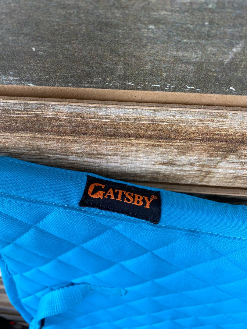 USED Gatsby English Saddle Pads light blue