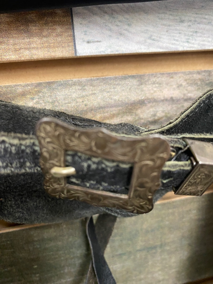 USED Chaps w/ Fringe Black