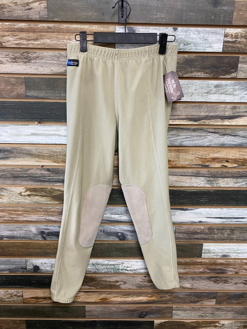 USED Irideon Knee Patch Breeches Medium Tan