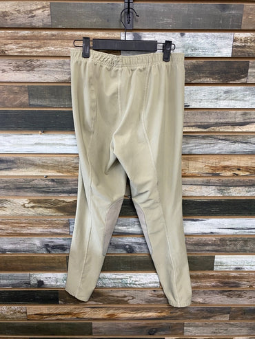 USED Irideon Knee Patch Breeches Medium Tan