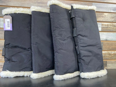 USED Toklat Fleece Shipping Boots Horse Black