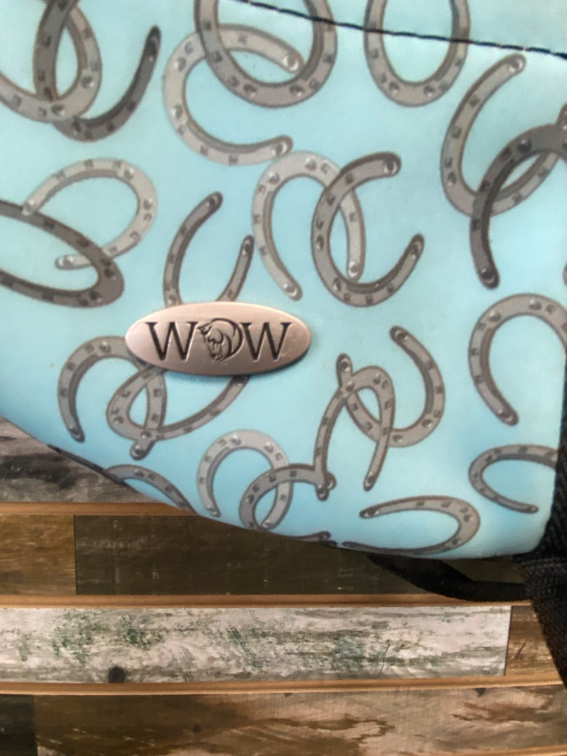 USED WOW English Saddle Carrier  Teal
